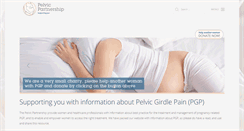 Desktop Screenshot of pelvicpartnership.org.uk