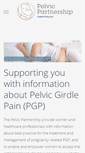 Mobile Screenshot of pelvicpartnership.org.uk